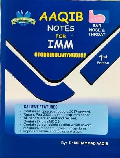 AAQIB Notes for IMM Otorhinolaryngology, 1st Edition
