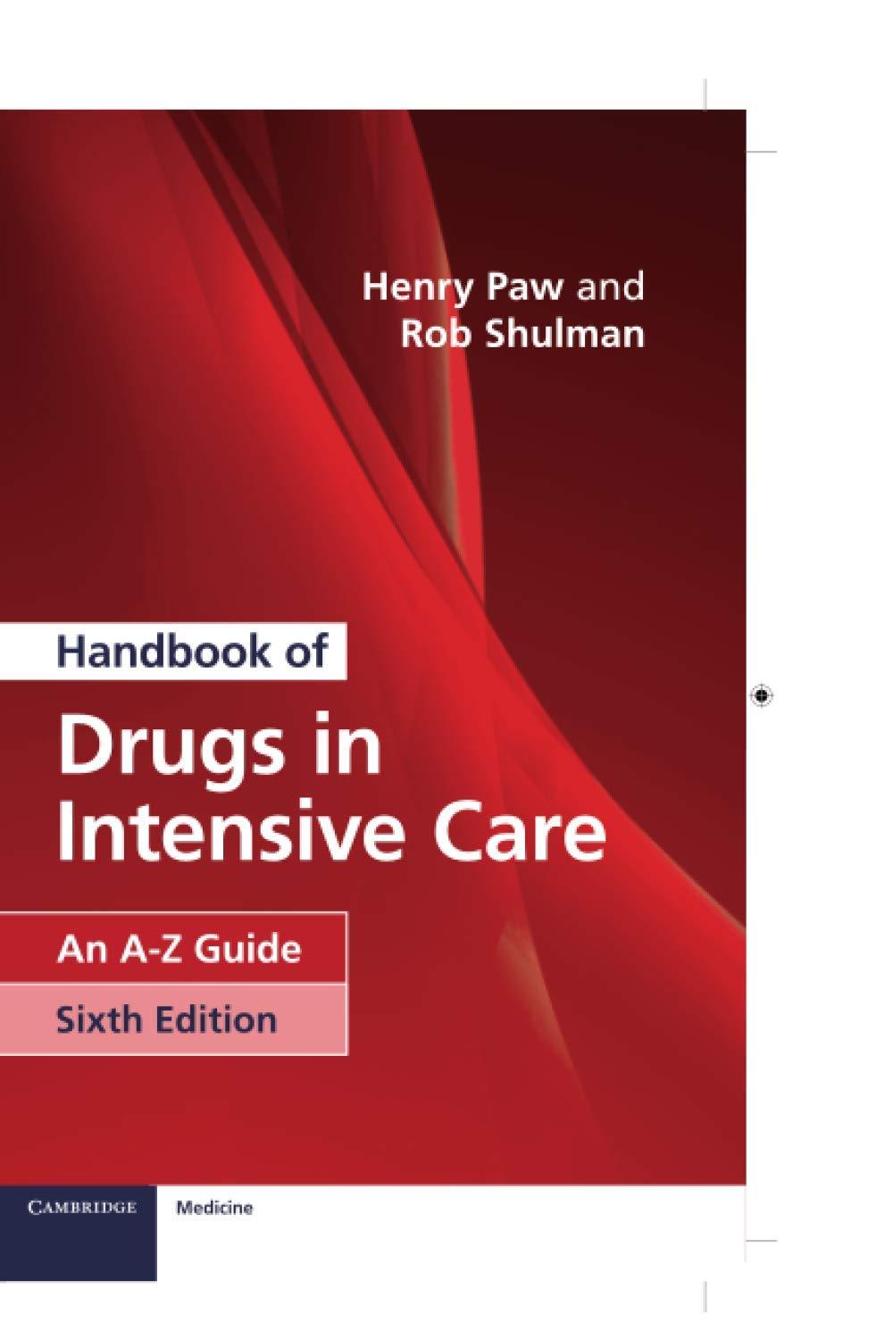 drugs in intensive care guide drugs in intensive care guide