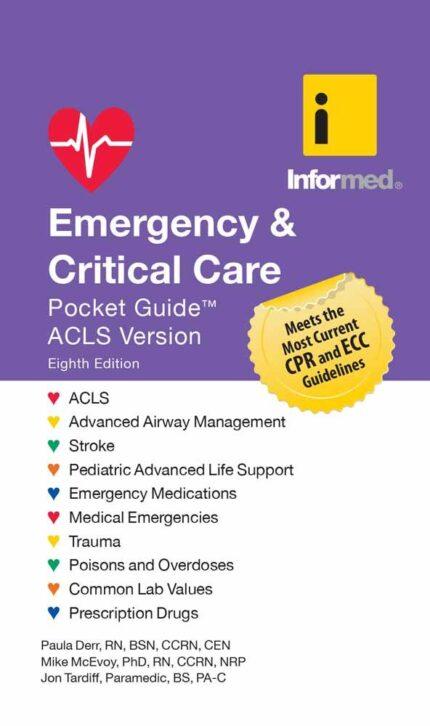 ACLS pocket guide for emergency care