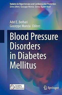 blood pressure disorders in diabetes mellitus blood pressure disorders in diabetes mellitus