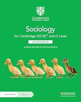 Cambridge IGCSE and O Level Sociology Coursebook 2nd Edition Cambridge IGCSE and O Level Sociology Coursebook 2nd Edition