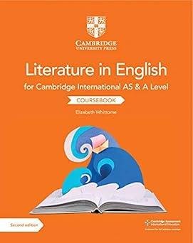 Cambridge International AS and A Level Literature In English Coursebook