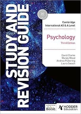 Cambridge AS & A Level Psychology Study & Revision Guide 3rd Edition Cambridge AS & A Level Psychology Study & Revision Guide 3rd Edition