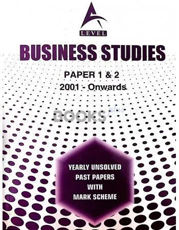 A Level Business Studies P1 & P2 2001 Onwards