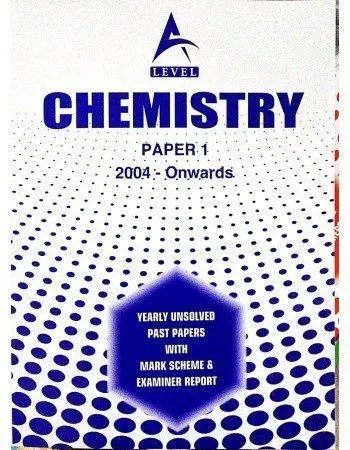 A Level Chemistry Paper 1 Unsolved Upto Nov 2021