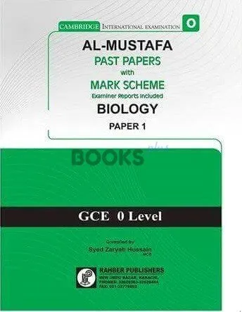 Al Mustafa O Level Biology P1 Unsolved Upto Nov 2021