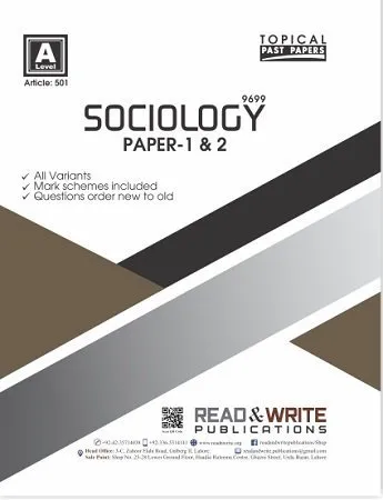 Sociology A Level Paper 1 & 2 Topical Past Paper Art #501