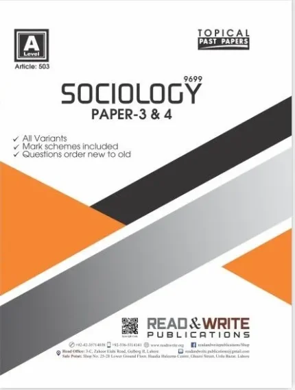 Sociology A Level Paper 3 & 4 Topical Past Papers