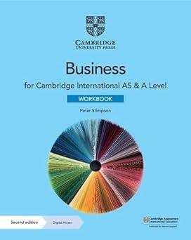 Cambridge AS & A Level Business Workbook 2nd Edition