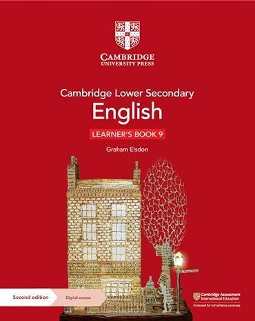 Cambridge Lower Secondary English 9 Learner’s Book Pakistan Edition (NOC)