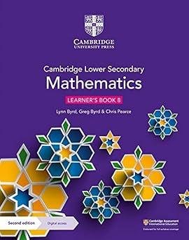 Cambridge Lower Secondary Mathematics 8 Learner’s Book 2nd Edition (UK)