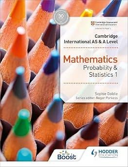 Cambridge International AS & A Level Mathematics Probability & Statistics 1