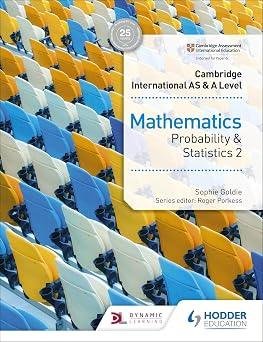 Cambridge International AS & A Level Mathematics Probability & Statistics 2