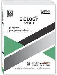 Biology O-Level Paper 2 Topical Workbook Art #202