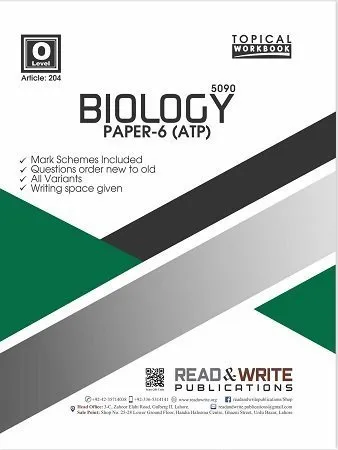 Biology O Level Paper-6 ATP Topical Workbook Art #204