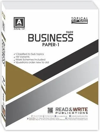 Business A Level P1 Topical Past Papers Art #137