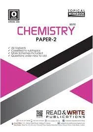 Chemistry O Level P2 Topical Workbook Art #226