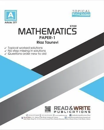 Mathematics A Level Paper 1 Topical Worked Solutions Art #377