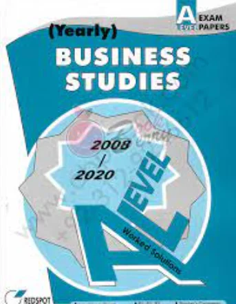Redspot A Level Business Studies Yearly 2023 Edition