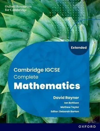 Complete Mathematics for Cambridge IGCSE Student Book (Extended) 6th Edition