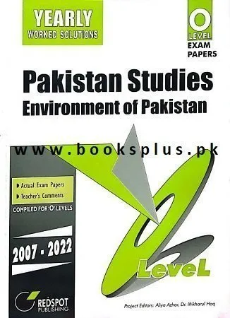 Redspot O Level Pakistan Studies Geography Yearly 2023 Edition