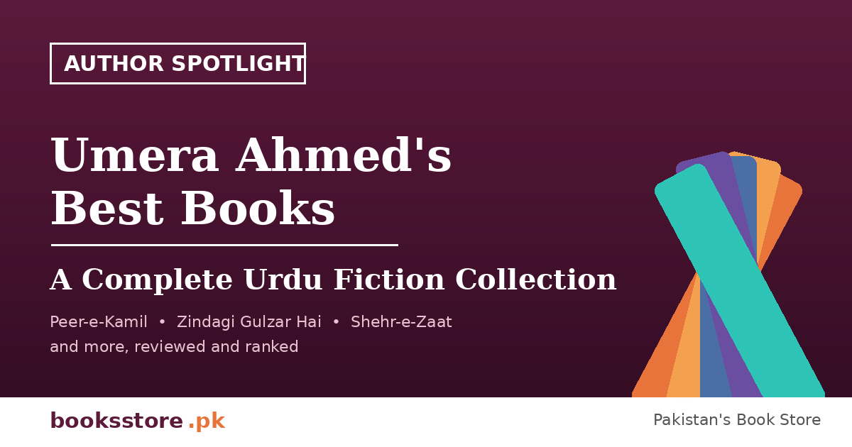 Umera Ahmed best books collection cover — Urdu fiction novels